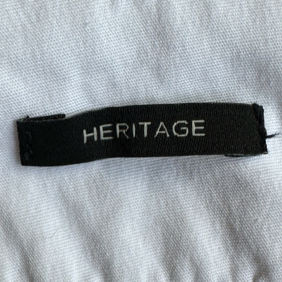 Talbots White Stretch Straight Leg Ankle Cropped Pants High Rise Size 14P - Picture 4 of 13